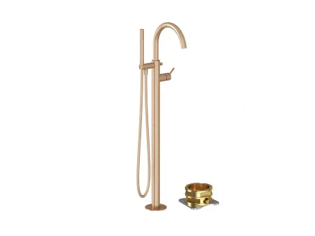 Espirit padlón álló kádcsaptelep szettel ES 080.60RGB.RB07G, Rose Gold Brushed