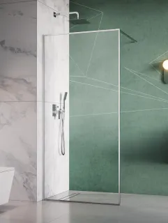 Modo F II Walk-in zuhanyfal 115 átlátszó