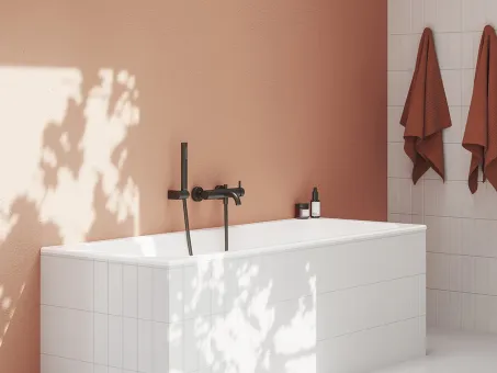 Fali állítható zuhanytartó 611.20GB, Graphite Brushed