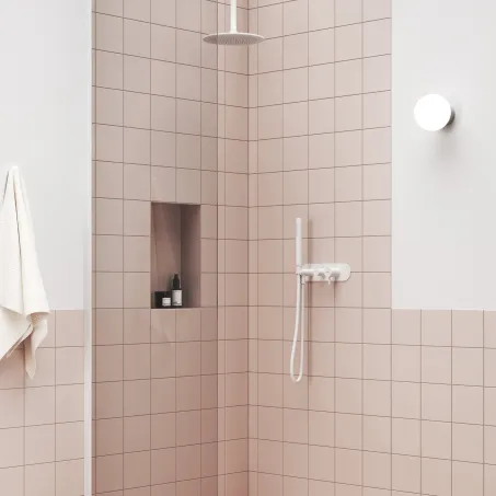 Espirit falba süllyesztett csaptelep szettel, kétutas, belső egység nélkül ES 065.10WV.O2.RB07D.+S, White Velvet