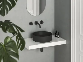 Uni Slim 40 kerámiamosdó, matt fekete