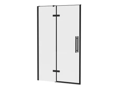 COOL! COSD2-100 zuhanyajtó fekete+transparent