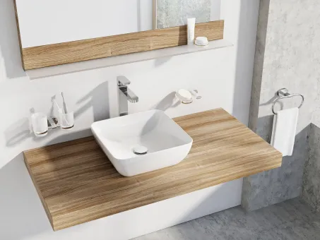 Uni Slim 38 S kerámiamosdó, fehér