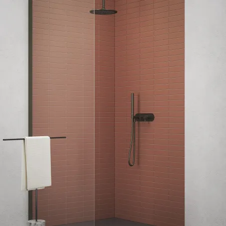 Espirit falba süllyesztett csaptelep szettel, kétutas, belső egység nélkül ES 065.20GB.O2.RB07D.+S, Graphite Brushed