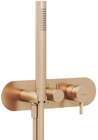 Espirit falba süllyesztett csaptelep szettel, kétutas, belső egység nélkül ES 065.60RGB.O2.RB07D.+S, Rose Gold Brushed