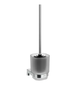 Chrome CR II 410.00CR WC-kefe-tartó kefével és tartállyal, króm