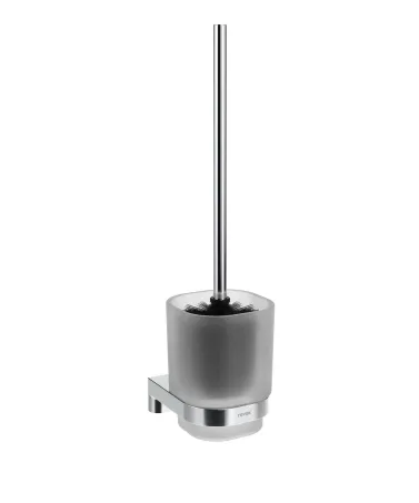 Chrome CR II 410.00CR WC-kefe-tartó kefével és tartállyal, króm