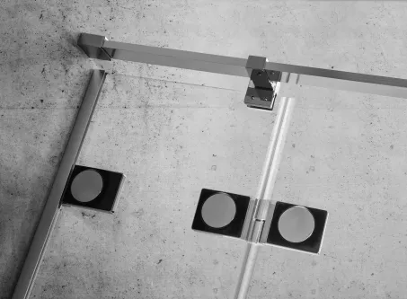 Euphoria DWJ zuhanyajtó 90 átlátszó balos