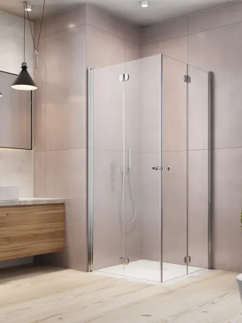 Eos KDD B szögletes zuhanykabin 80x90 átlátszó