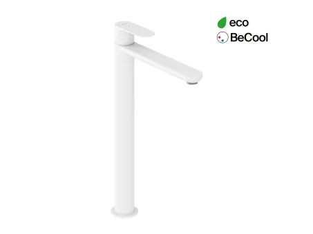 Eleganta álló mosdócsaptelep BeCool 335 mm leeresztő nélkül EL 015.11WV, White Velvet