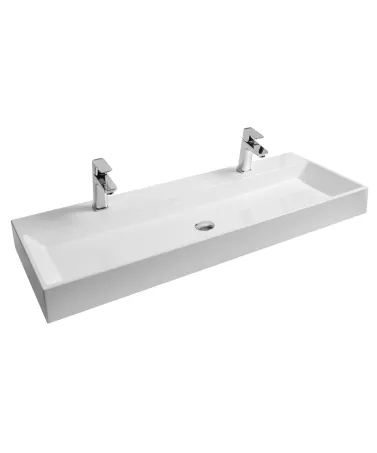 Natural Duo 120 duplamosdó fehér, nyílással