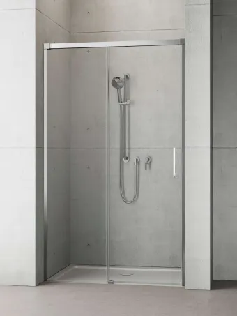 Idea 8 DWJ zuhanyajtó 110 átlátszó jobbos