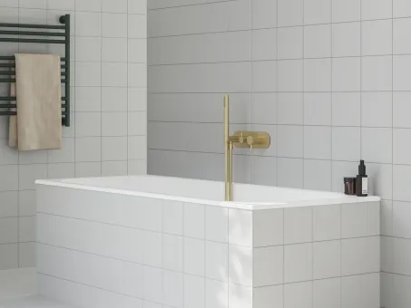 Espirit falba süllyesztett csaptelep szettel, kétutas, belső egység nélkül ES 065.60GLB.O2.RB07D.+S, Gold Brushed