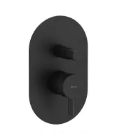 Espirit falba süllyesztet csaptelep, automatikus kétutas, belső egységgel ES 061.20BLM.O2, Black Matt