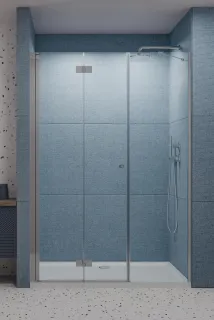 Nes DWS B zuhanyajtó 110 átlátszó jobbos (ajtó 75 cm, fixfal 35 cm)