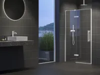 COOL! COSD2-100 zuhanyajtó matt fehér+transparent