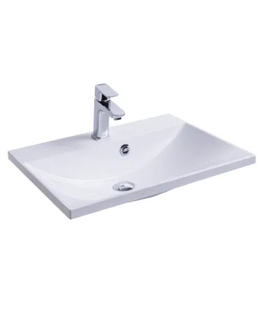 Flat 60 mosdó fehér, nyílással