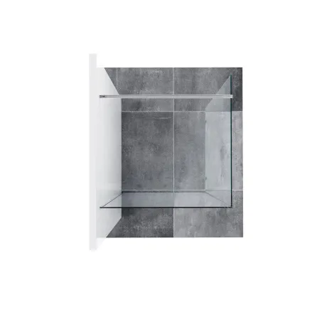 Walk-In Corner Szett 120x80, zuhanykabin krómhatású+transparent