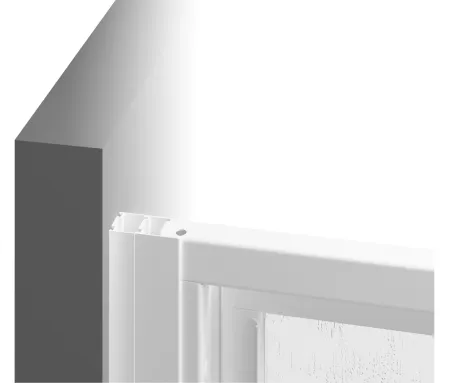 Supernova ASDP3-130 zuhanyajtó 198 fehér+transparent