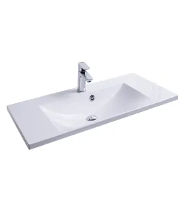 Flat 90 mosdó fehér, nyílással