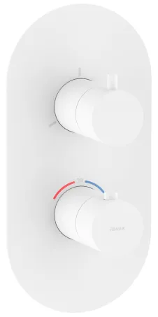 Espirit termosztátos falba süllyesztett csaptelep, háromutas, belső egység nélkül ES 067.10WV.O3.RB07C, White Velvet