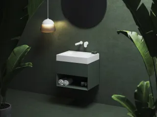 SD Lite 60 fürdőszobai szekrény mosdó alá Grey Green