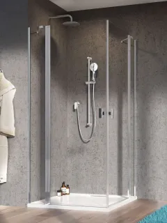 Nes 8 KDD II szögletes zuhanykabin 100x90 átlátszó