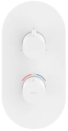 Espirit termosztátos falba süllyesztett csaptelep, háromutas, belső egység nélkül ES 067.10WV.O3.RB07C, White Velvet