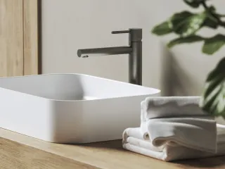 Nox mosdócsaptelep 280 mm, lefolyó nélkül NX 015.20GB, grafit