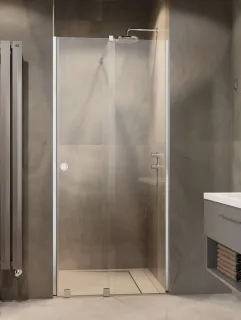 Furo DWJ RH zuhanyajtó 100 átlátszó balos