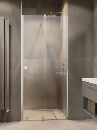 Furo DWJ RH zuhanyajtó 100 átlátszó balos