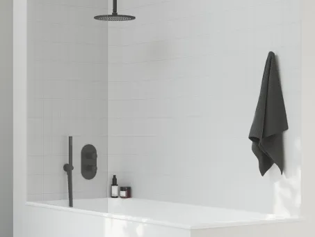 Espirit termosztátos falba süllyesztett csaptelep, háromutas, belső egység nélkül ES 067.20BLM.O3.RB07C, Black Matt