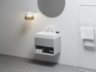 SD Lite 60 fürdőszobai szekrény mosdó alá Smoke Grey