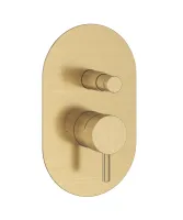 Espirit falba süllyesztet csaptelep, automatikus kétutas, belső egységgel ES 061.60GLB.O2, Gold Brushed