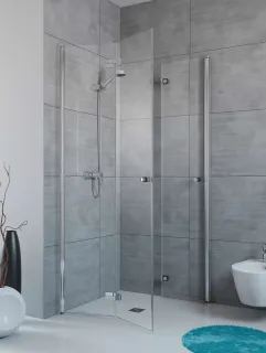 Fuenta New KDD B szögletes zuhanykabin 80x90 átlátszó