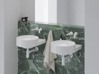 Eleganta falba süllyesztett mosdócsaptelep belső egység nélkül EL 019.10WV.O1.RB07B, White Velvet