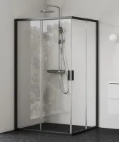 Blix II NBLRV2K 80 zuhanykabin fekete+transparent