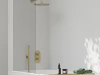 Espirit termosztátos falba süllyesztett csaptelep, háromutas, belső egység nélkül ES 067.60GLB.O3.RB07C, Gold Brushed