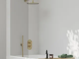 Espirit termosztátos falba süllyesztett csaptelep, háromutas, belső egység nélkül ES 067.60GLB.O3.RB07C, Gold Brushed