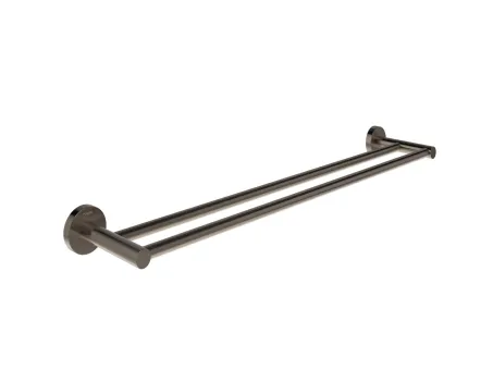 Kona KN 320.20GB dupla törölközőtartó 60 cm, szálcsiszolt grafit