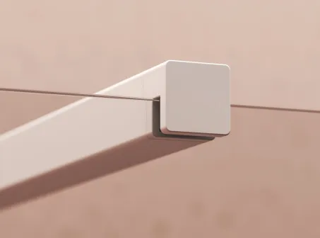 Walk-In Corner Szett 110x80, zuhanykabin matt fehér+transparent