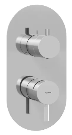 Espirit falba süllyesztett csaptelep, háromutas, belső egység nélkül ES 068.00CR.O3.RB07F, Chrome