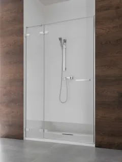 Euphoria DWJ zuhanyajtó 110 átlátszó balos