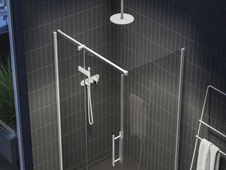 COOL! COPS-90 fix oldalfal matt fehér+transparent