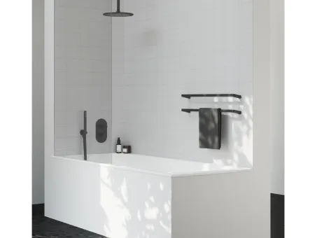 Espirit falba süllyesztett csaptelep, háromutas, belső egység nélkül ES 068.20BLM.O3.RB07F, Black Matt