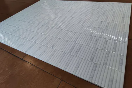 Kő mintás dekor fényes fehér fali csempe 30x60