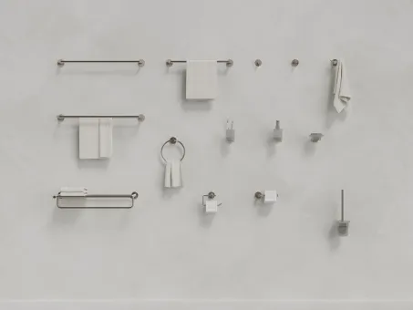 Kona KN 200.30SSB szappantartó tálkával, szálcsiszolt rozsdamentes acél