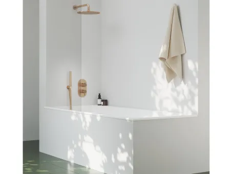 Espirit falba süllyesztett csaptelep, háromutas, belső egység nélkül ES 068.60RGB.O3.RB07F, Rose Gold Brushed