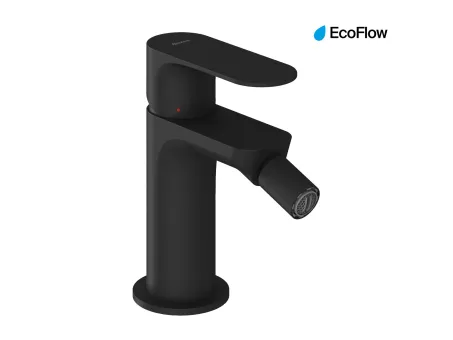 Eleganta álló bidécsaptelep 130 mm leersztő nélkül EL 056.20BLM, Black Matt