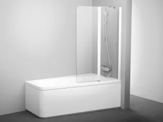 10CVS2-100 jobbos kádparaván fehér+transparent